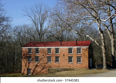 Blacksmith workshop located in restored 19th century village, Allaire State Park, New Jersey, USA