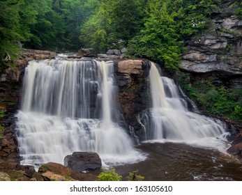 Blackwater Falls is a beautiful waterfall near Davis, West Virginia.