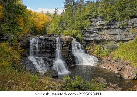 Blackwater Falls Surrounded by Autumn Color