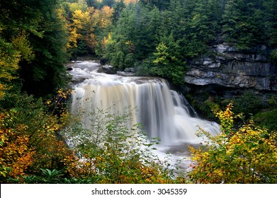 Blackwater Falls West Virginia in Autumn Horizontal