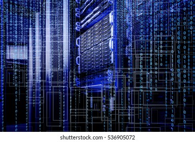 blade storage supercomputer of data center binary code - Powered by Shutterstock - Get 15% off with code: PIKWIZARD15