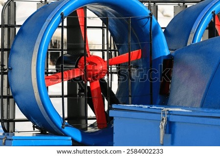 a bladed propulsion device that creates thrust during rotation by throwing air back with some additional speed, driven by the engine and converting engine torque into thrust force.