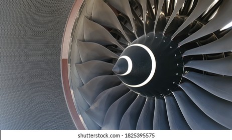 Close Core Blades Jet Turbine Engine Stock Photo 1744434284 | Shutterstock