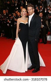 Blake Lively and Ryan Reynolds attend the 'Captives' Premiere at the 67th Annual Cannes Film Festival on May 16, 2014 in Cannes, France.