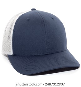 Blank 6-Panel  Baseball Trucker Hat - Powered by Shutterstock