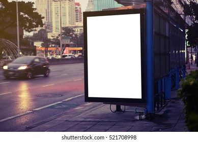 Blank Advertising Billboard