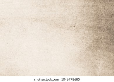 Blank aged paper sheet as old dirty frame background with dust and stains. Front view. Vintage and antique art concept. Detailed closeup studio shot. Sepia toned - Shutterstock ID 1046778685