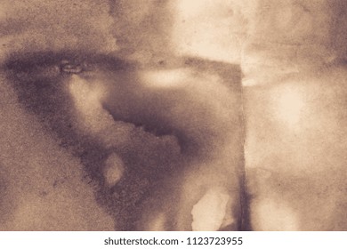 Blank aged paper sheet as old dirty frame background with dust and stains. Front view. Vintage and antique art concept. Detailed closeup studio shot. Black and white toned - Shutterstock ID 1123723955