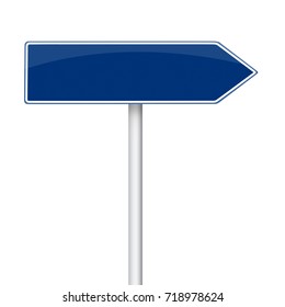 Blank Arrow Road Sign Stock Photo 718978624 | Shutterstock