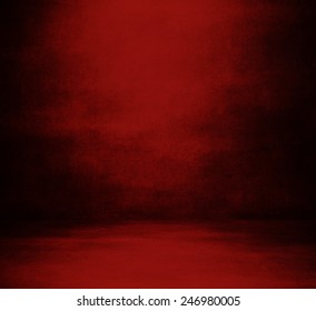 Blank Background Room In Red