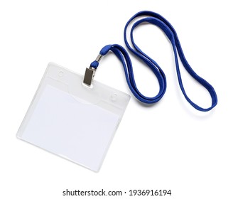 Blank Badge On White Background