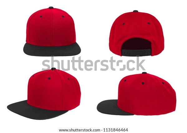 Casquette De Base Ball Blanche A Deux Photo De Stock Modifiable