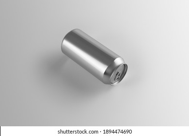 Blank Beer Can, On A White Background, Craft Beer Mockup Templates, With Empty Space To Place Your Label Or Design