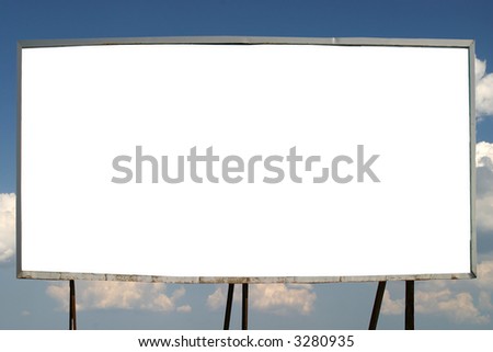 blank billboard