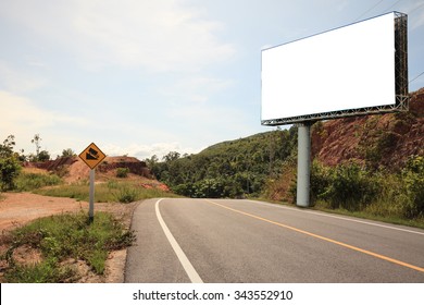 Blank Billboard Or Road Sign