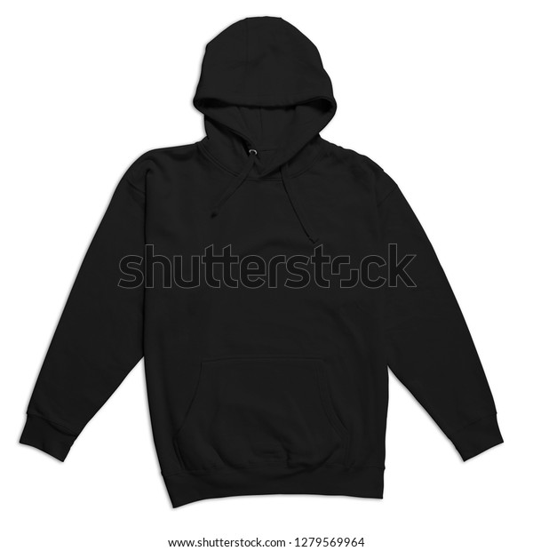 Blank Black Hoodie Mockup On White Stock Photo 1279569964 | Shutterstock