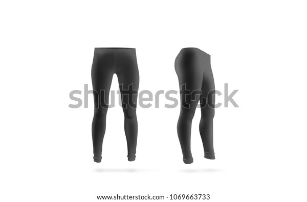 Download Blank Black Leggings Mockup Front Side Stock Photo (Edit ...