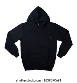 Blank Black Male Hooded Sweatshirt Long Stock Photo 1839690691 ...