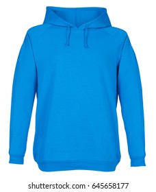 Blank Blue Sweatshirt Mockup