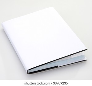 Blank Book Cover White