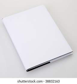 Blank Book Cover White