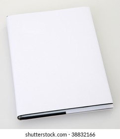 Blank Book Cover White