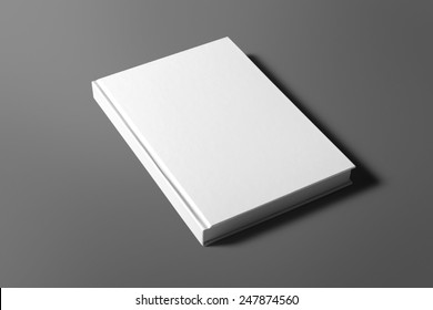 Blank book isolated on grey to replace your design - Shutterstock ID 247874560