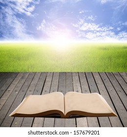 Blank Book Sunrise Stock Photo 157679201 | Shutterstock