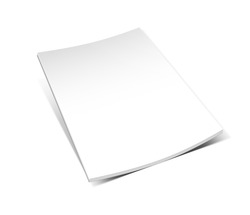 Blank Open Book White Cover W Clipping Path School & Education Stock 