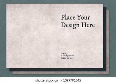 Blank brown paper template background