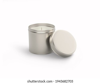 
Blank Candle Tin Sliver Jar on isolated background - Shutterstock ID 1943682703