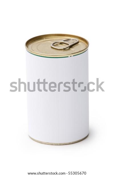 Blank Canned Food On White Background Stock Photo (edit Now) 55305670