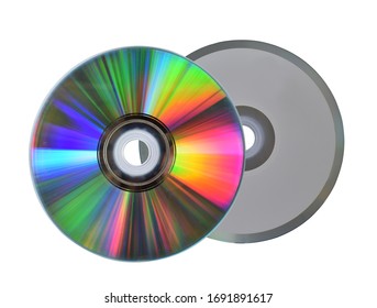 Blank Cd Isolated On White Background Stock Photo (Edit Now) 1689454258