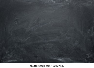 Blank chalkboard, blackboard texture with copy space