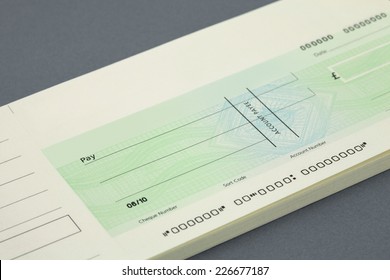 Blank Cheque And Cheque Book