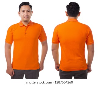 orange t shirt collar