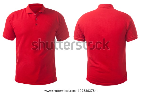 Download Blank Collared Shirt Mock Template Front Stock Photo (Edit ...