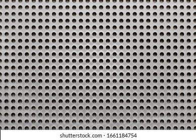 Blank Color Plastic Pegboard Texture Background With Copy Space