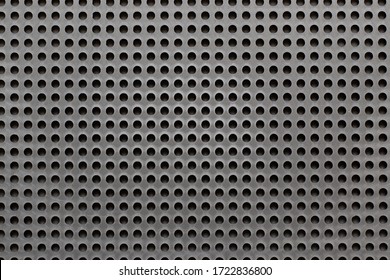 Blank Color Plastic Pegboard Texture Background With Copy Space