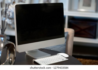 Blank computer screen.