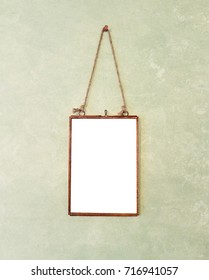 Blank Copper Hanging Vintage Picture Frame