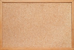 Blank Corkboard / Bulletin Board With A Wooden Frame
