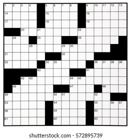 blank crossword puzzle grid numbers stock photo 572895739 shutterstock