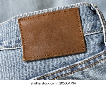 Blank Denim Jeans Tag