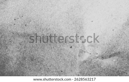 Blank empty textured rough rustic scuffed scratched light gray black and white messy dirty blotched horizontal vector background like waste test printout page from photocopier or cemented plastered