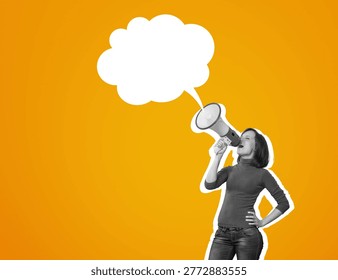 Blank empty white speech bubbles collection set