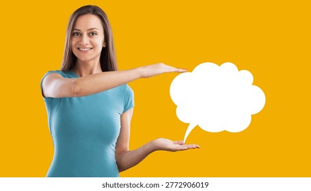 Blank empty white speech bubbles collection set