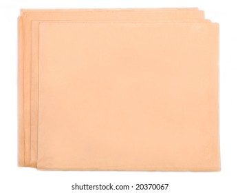 Blank Folded News Paper