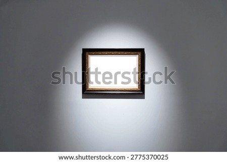 blank frame in the gallery