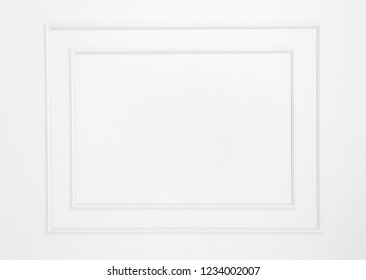 blank frames white wall